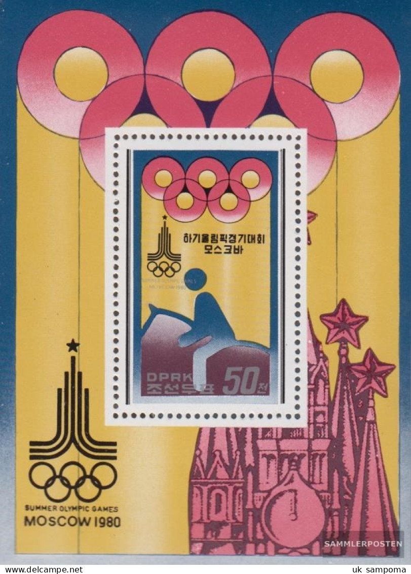 North-Korea Block62A (complete Issue) Unmounted Mint / Never Hinged 1979 Olympics Summer 80 - Korea, North