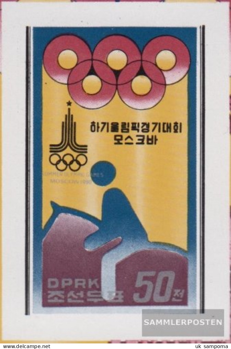 North-Korea 1896B (complete Issue) Unmounted Mint / Never Hinged 1979 Piktogramme - Olympic. Games 80 - Korea, North