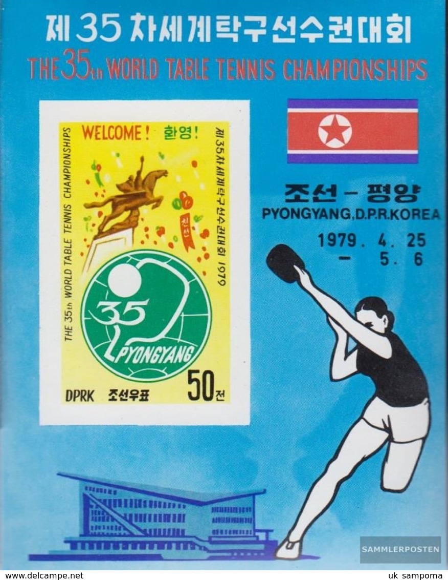 North-Korea Block56B (complete Issue) Unmounted Mint / Never Hinged 1979 Table Tennis-WM - Korea, North