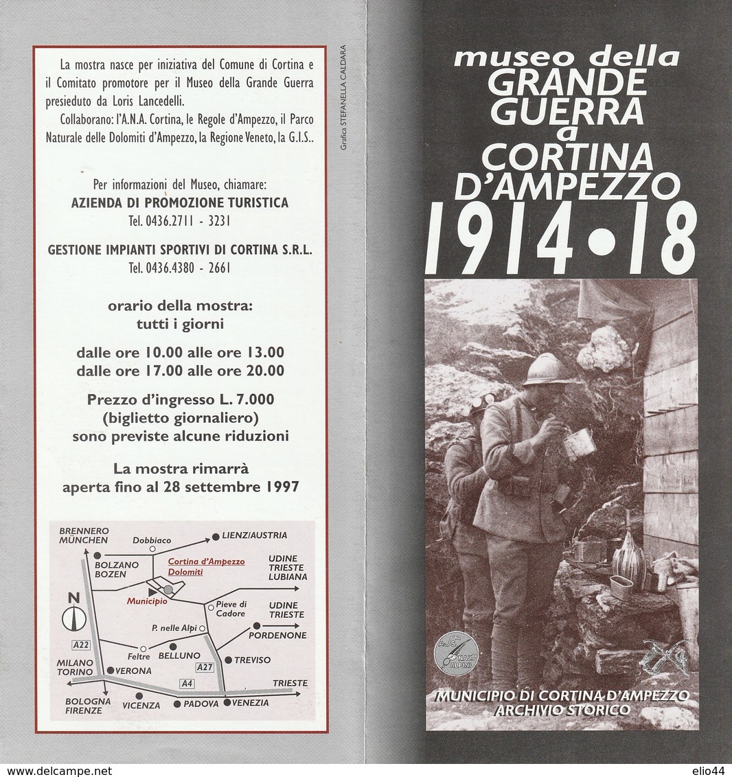 Militari - Guerra 1915-18 - Cortina D'Ampezzo 1997 - Mostra La Grande Guerra A Cortina  - - Guerre 1914-18