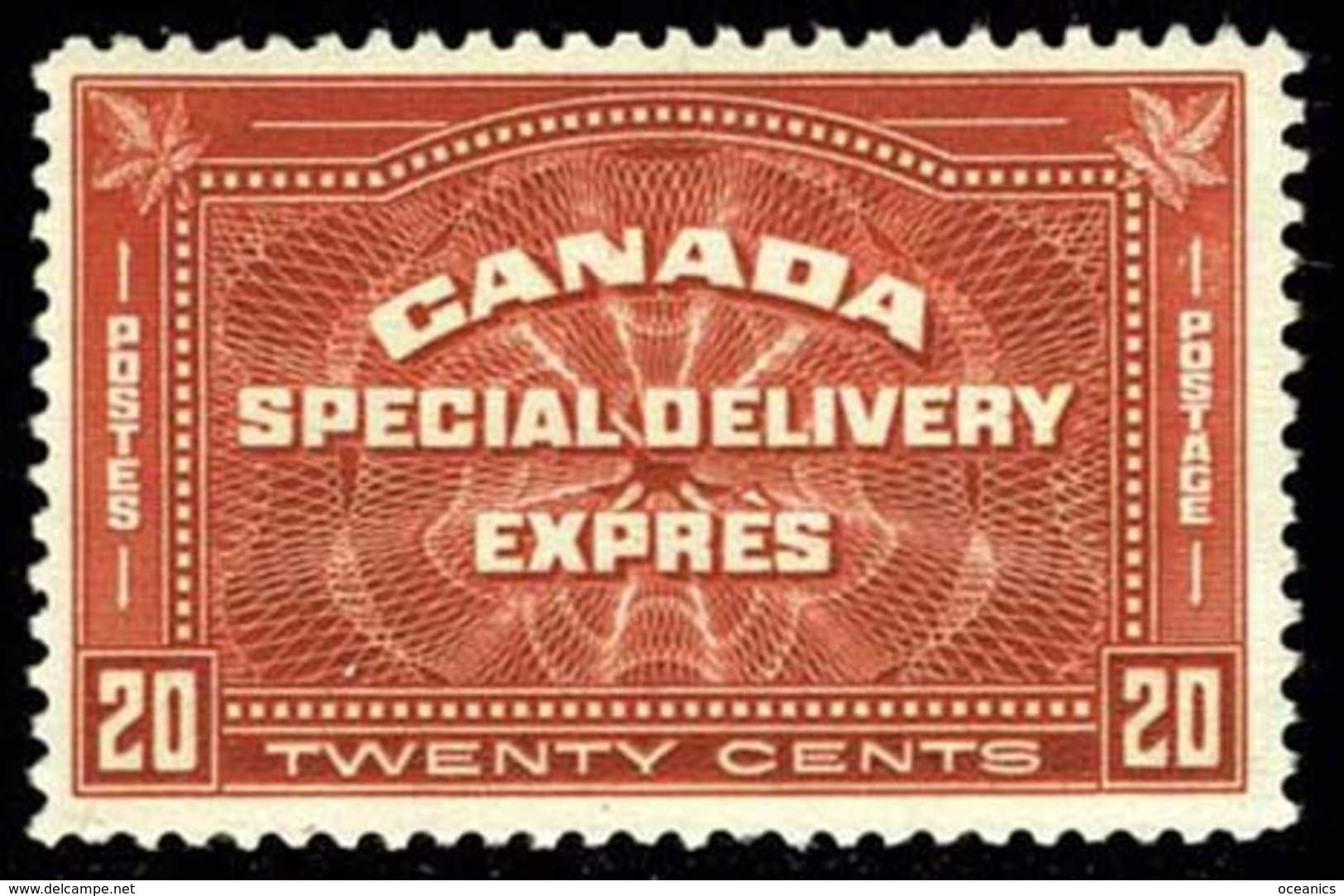 Canada (Scott No.E4 - Livraison Spéciale / Special Delivery) (*) - Special Delivery