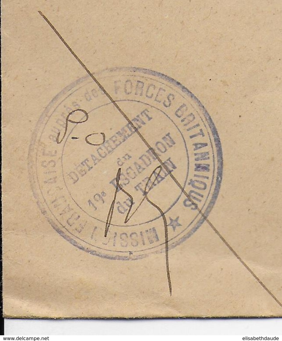 1915 - MISSION FRANCAISE AUPRES Des FORCES BRITANNIQUES - ENVELOPPE FM ESCADRON Du TRAIN Du SP 2 => ARGENTAN - Guerre De 1914-18