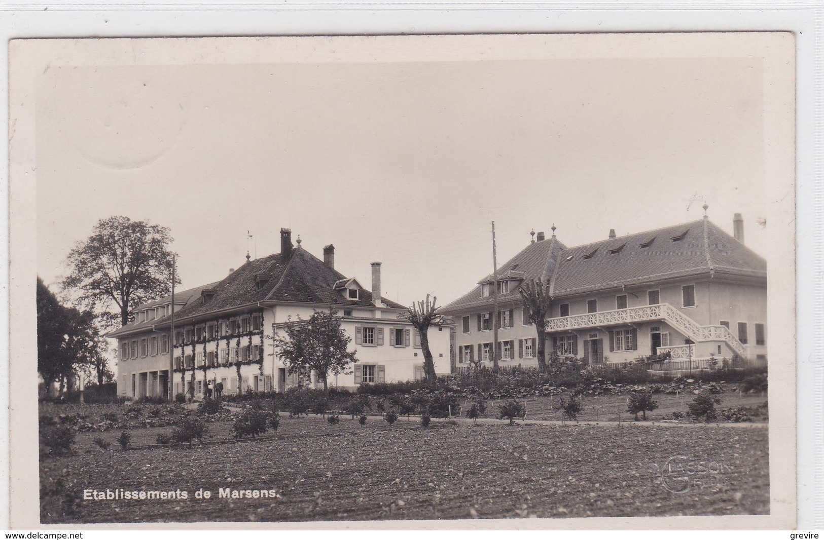 Marsens, Etablissements, Hôtel De La Croix-Blanche Et Laiterie-fromagerie - Marsens