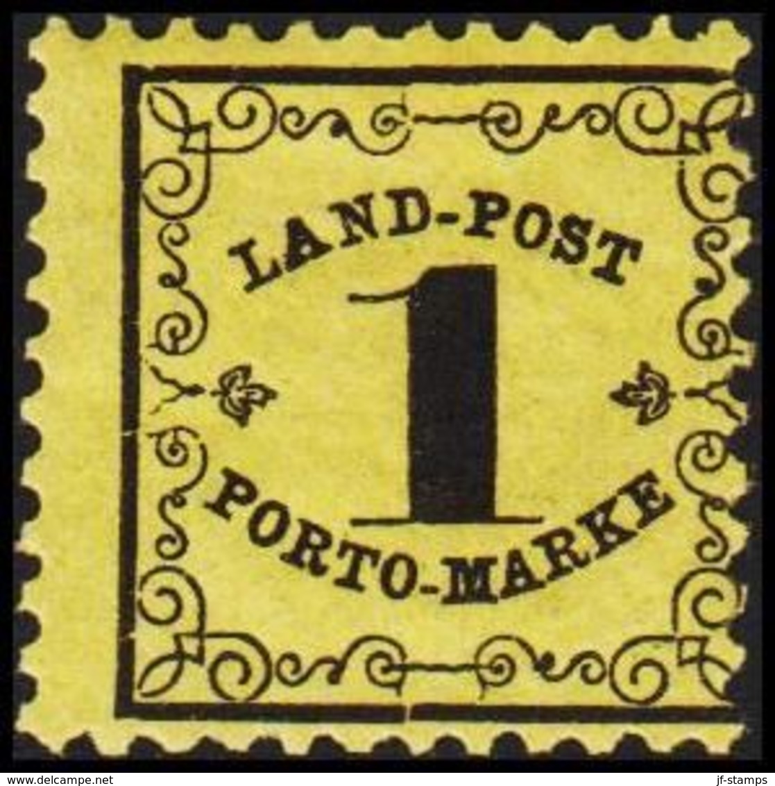 1862. LAND-POST PORTO-MARKE 1 Kr 10x10  () - JF319742 - Neufs