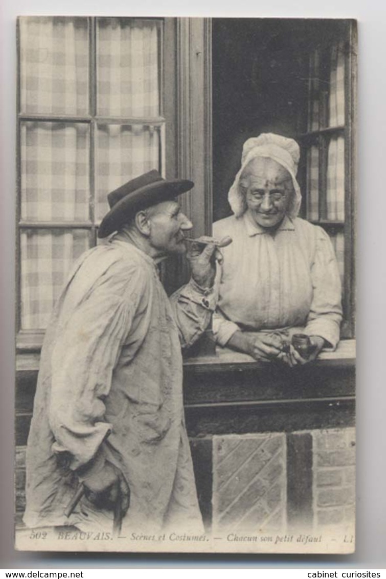 BEAUVAIS (60 - Oise) - 1916 - Scènes Et Costumes - Chacun Son Petit Défaut - Animée - Tabac - Personnages