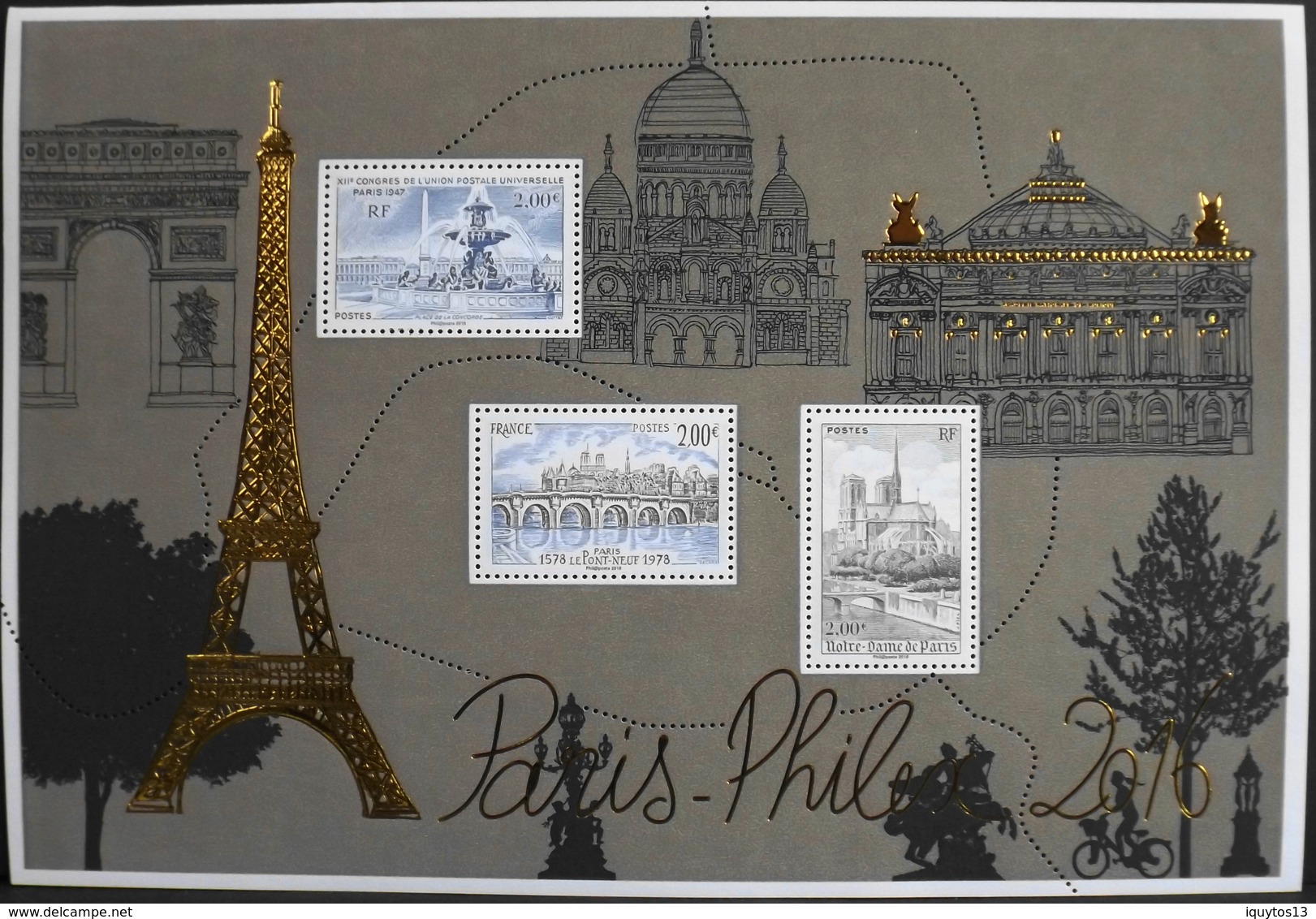 FR. 2016 - Feuillet Neuf**- Paris-Philex 2016 N° F5048 - Parf. Etat - Nuovi