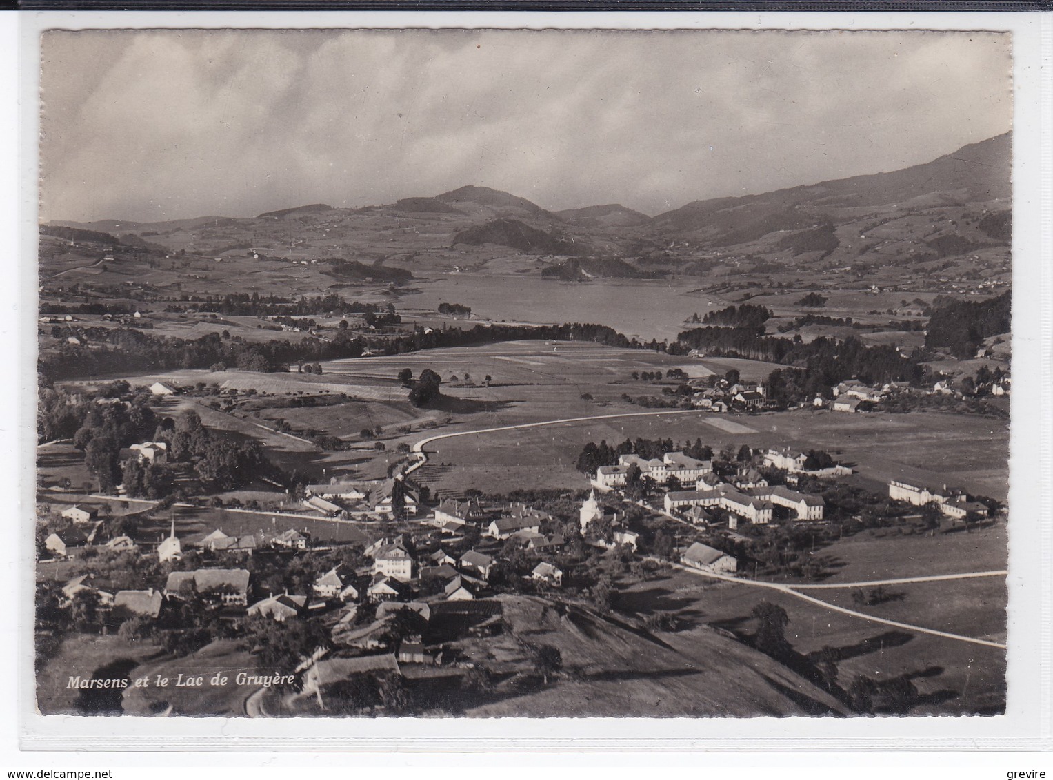 Marsens Et Le Lac De La Gruyère, Vue Aérienne - Marsens