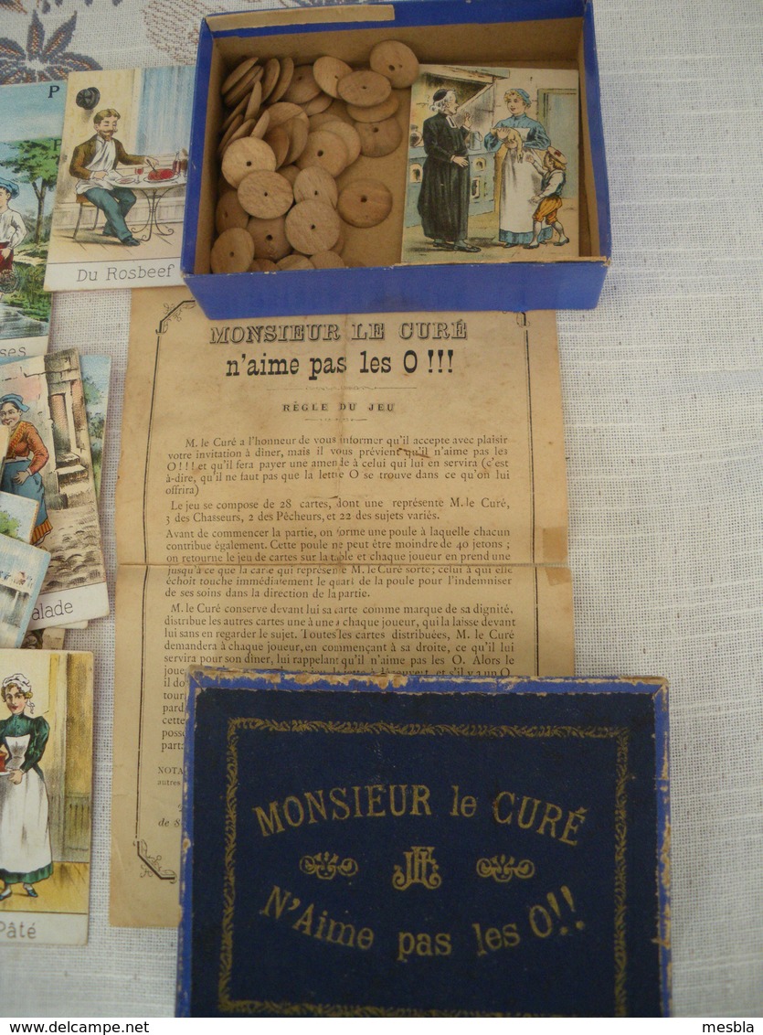 JEU RARE Et Trés ANCIEN -  Monsieur Le Curé N'aime Pas Les O ... - Jeu Complet Dans Sa Boite D'origine Avec Règle Du Jeu - Otros & Sin Clasificación