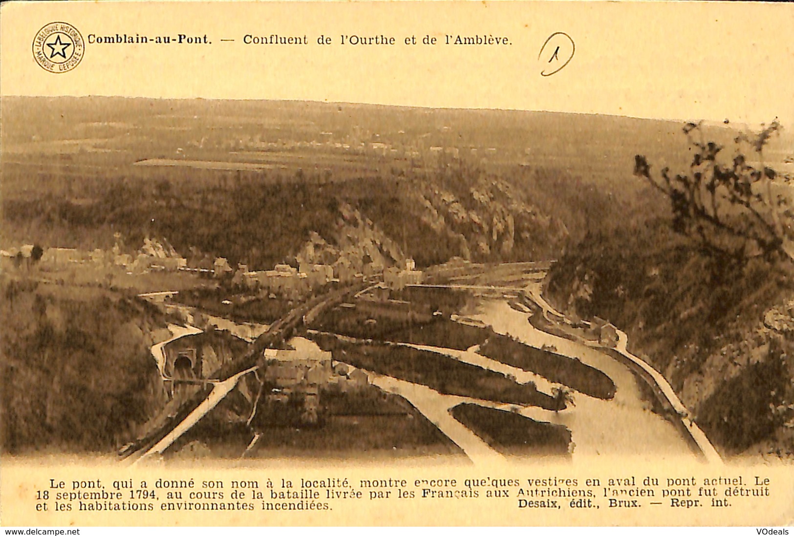 CPA - Belgique - Comblain-au-Pont - Confluent De L'Ourthe Et De L'Amblève - Comblain-au-Pont