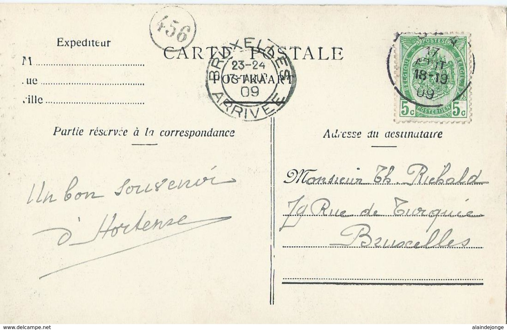 Spa - Les Aulnes - La Cascade - 1909 - Spa