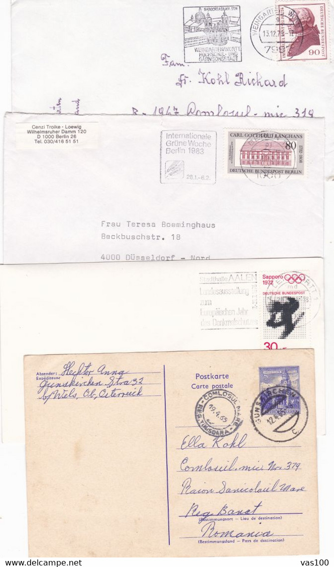 Lot 18 covers see scan image, GERMANY.