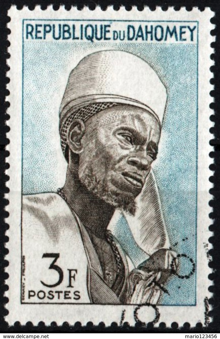 DAHOMEY, COSTUMI, 1963, 5 F., FRANCOBOLLO NUOVO (MNH**)  Mi:DY 201, Scott:DY 161, Yt:DY 18 - Benin – Dahomey (1960-...)