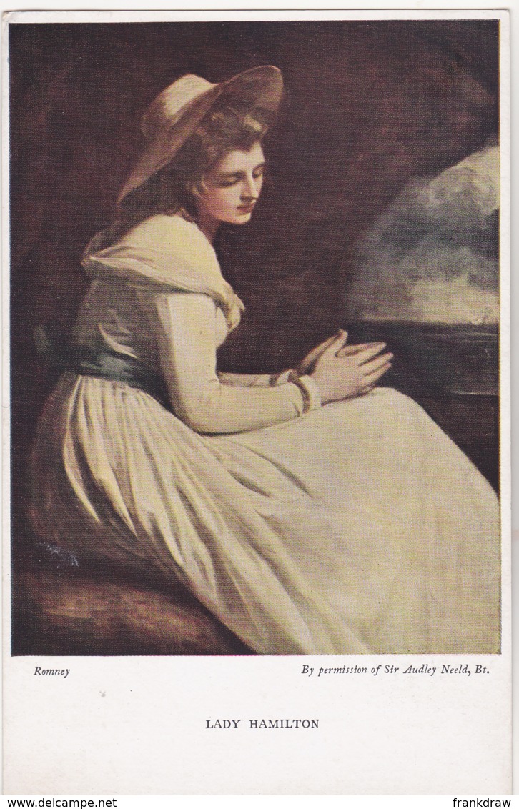 Postcard - Art - George Romney - Lady Hamilton - Ref. No. 196 - VG - Unclassified