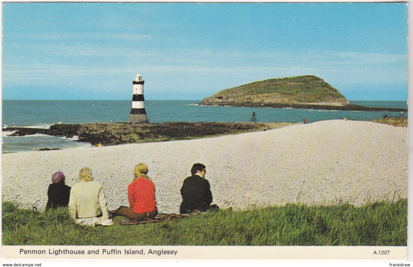 Postcard - Penmon Lighthouse And Puffin Island, Anglesey - Card No. A.1207 - VG - Unclassified