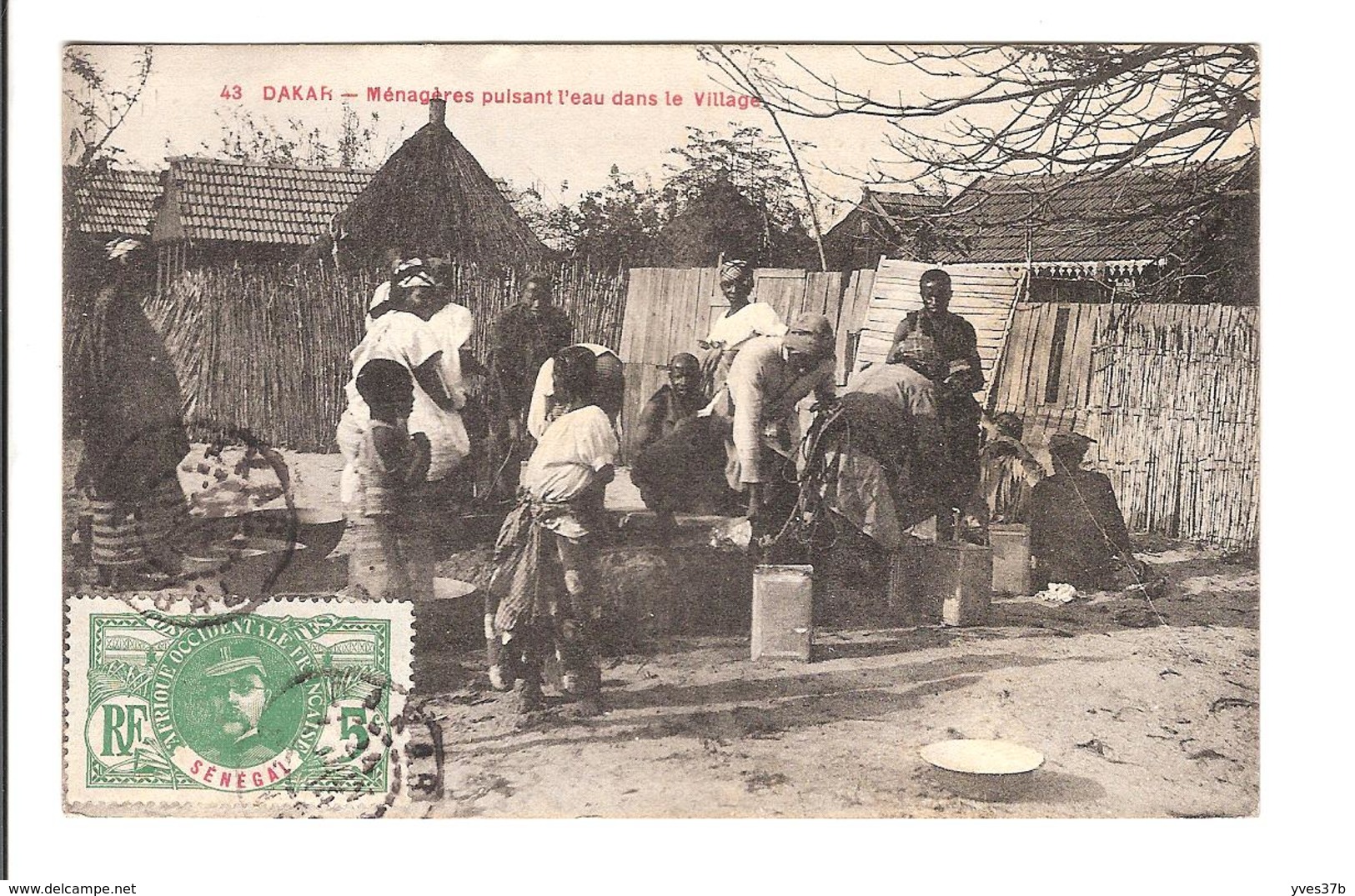 DAKAR - Ménagères Puisant De L'eau Dans Le Village - Senegal