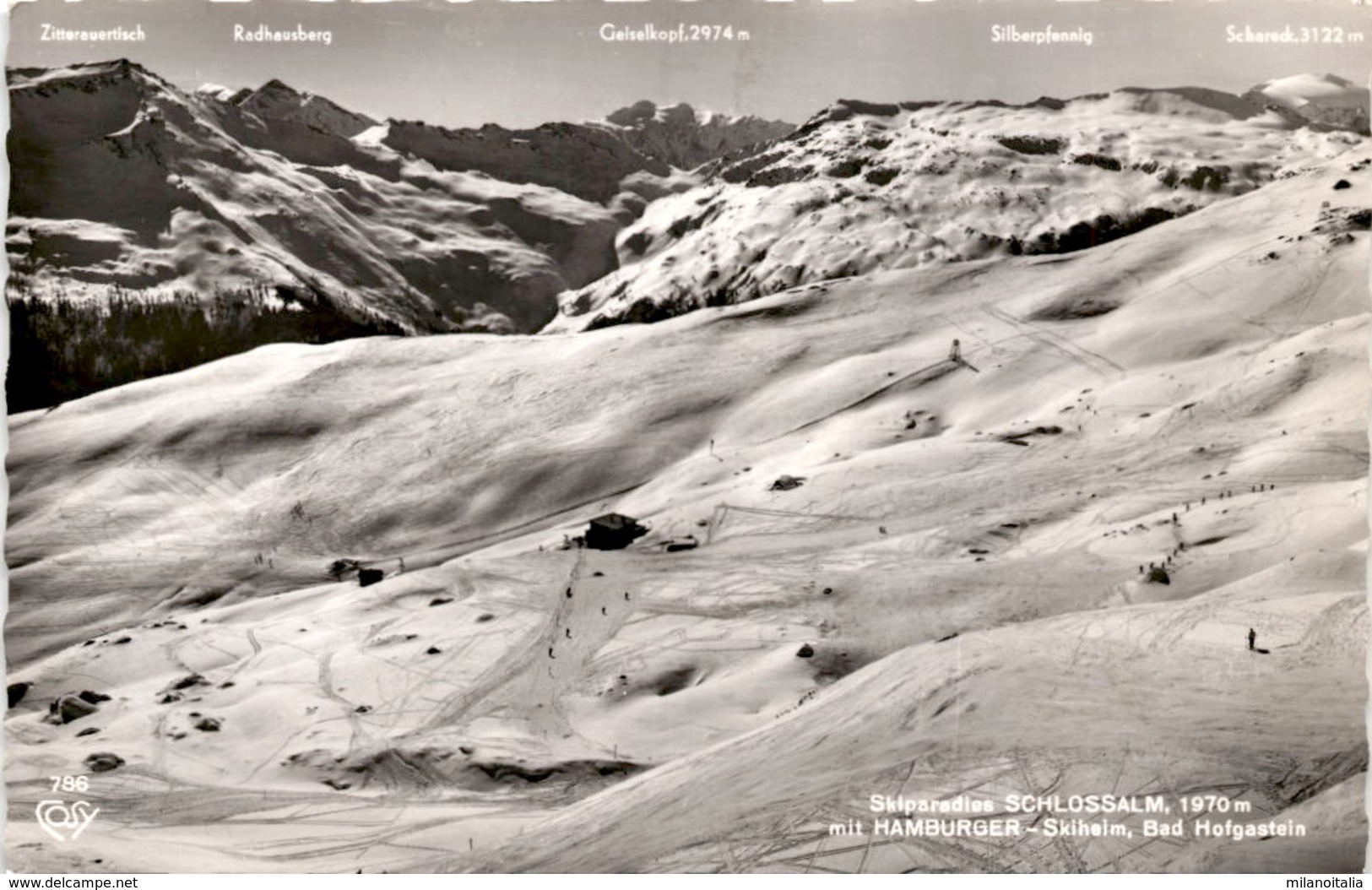 Skiparadies Schlossalm 1970 M Mit Hamburger-Skiheim, Bad Hofgastein (786) - Bad Hofgastein