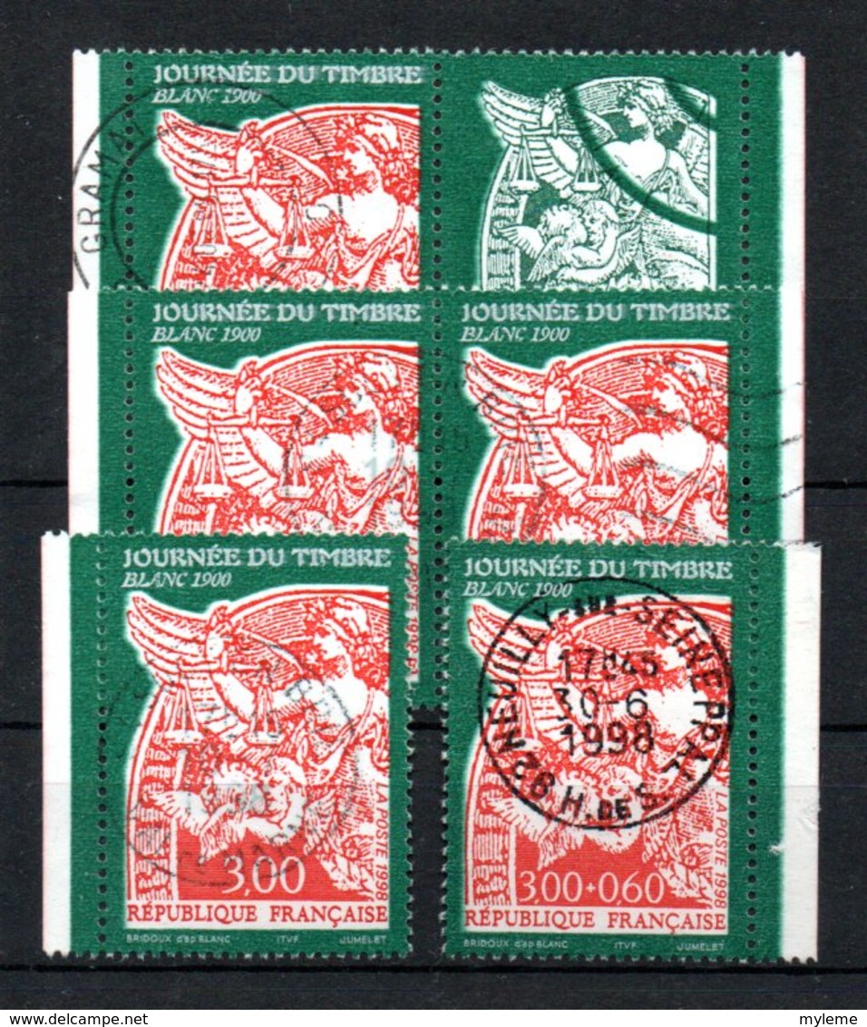 B360 France N° 3135 à P3136a Avec Belle Oblitération Ronde - Used Stamps