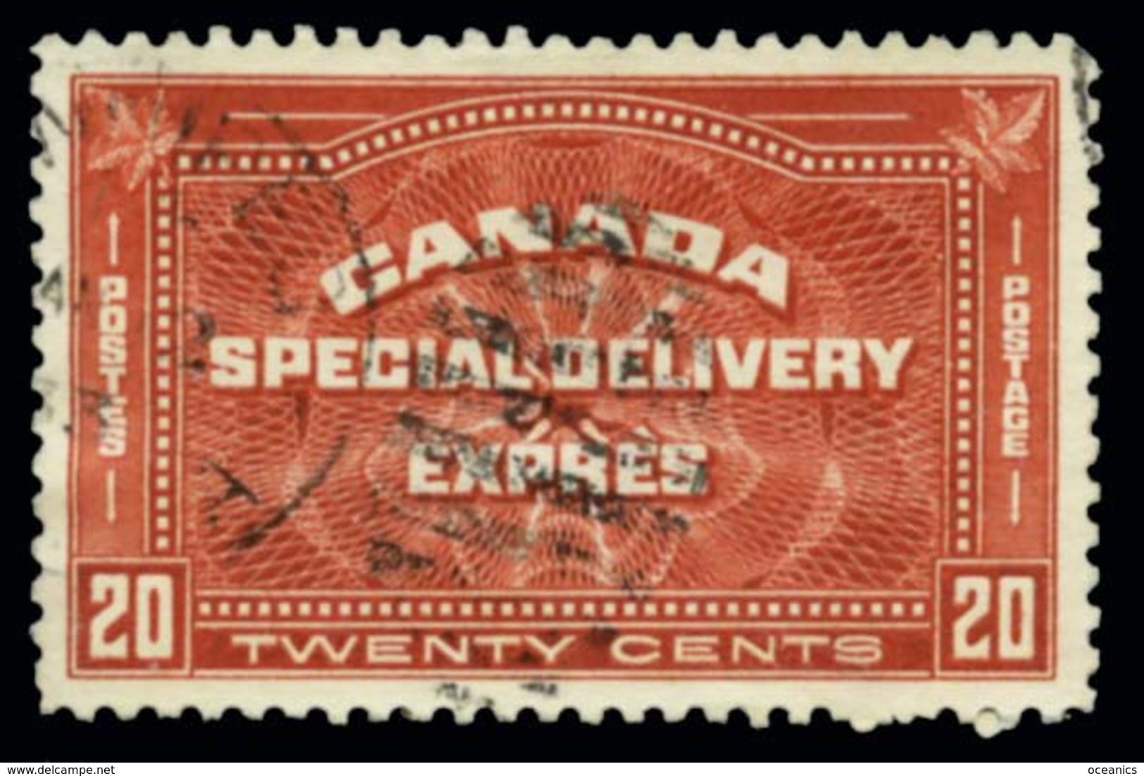 Canada (Scott No.E4 - Livraison Spéciale / Special Delivery) (o) - Correo Urgente