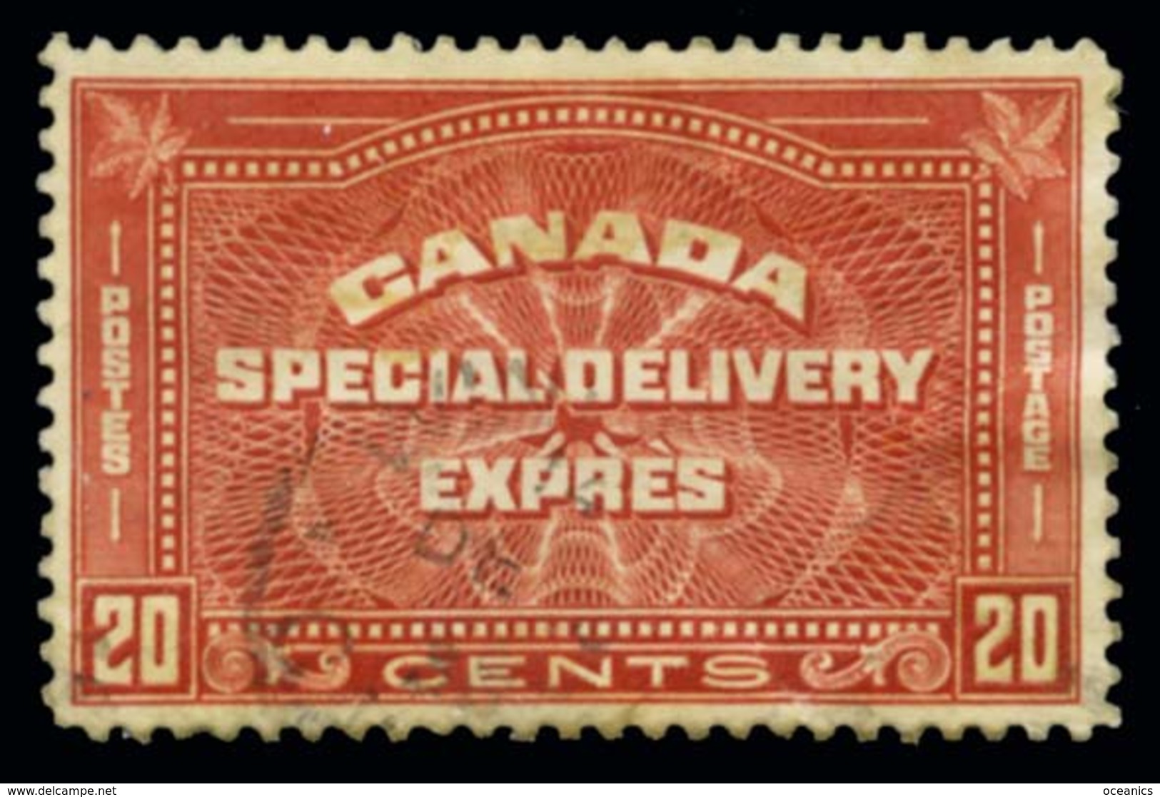 Canada (Scott No.E5 - Livraison Spéciale / Special Delivery) (o) - Special Delivery