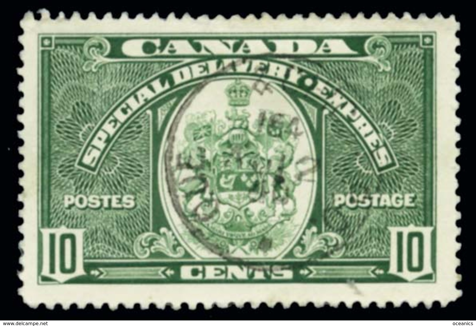 Canada (Scott No.E7 - Livraison Spéciale / Special Delivery) (o) - Correo Urgente