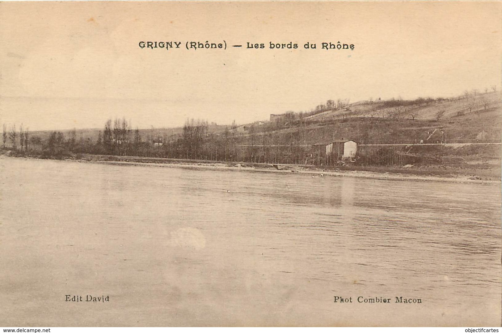 GRIGNY - Les Bords Du Rhône  Ed Cim  (scan Recto-verso) Ref 1031 - Grigny