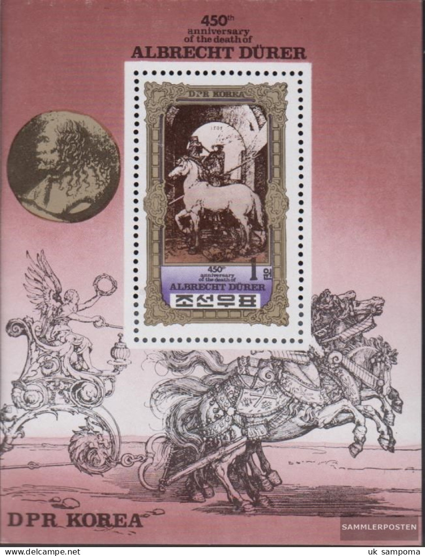 North-Korea Block81a (complete Issue) Unmounted Mint / Never Hinged 1980 450. Death Of Albrecht Dürer - Korea, North