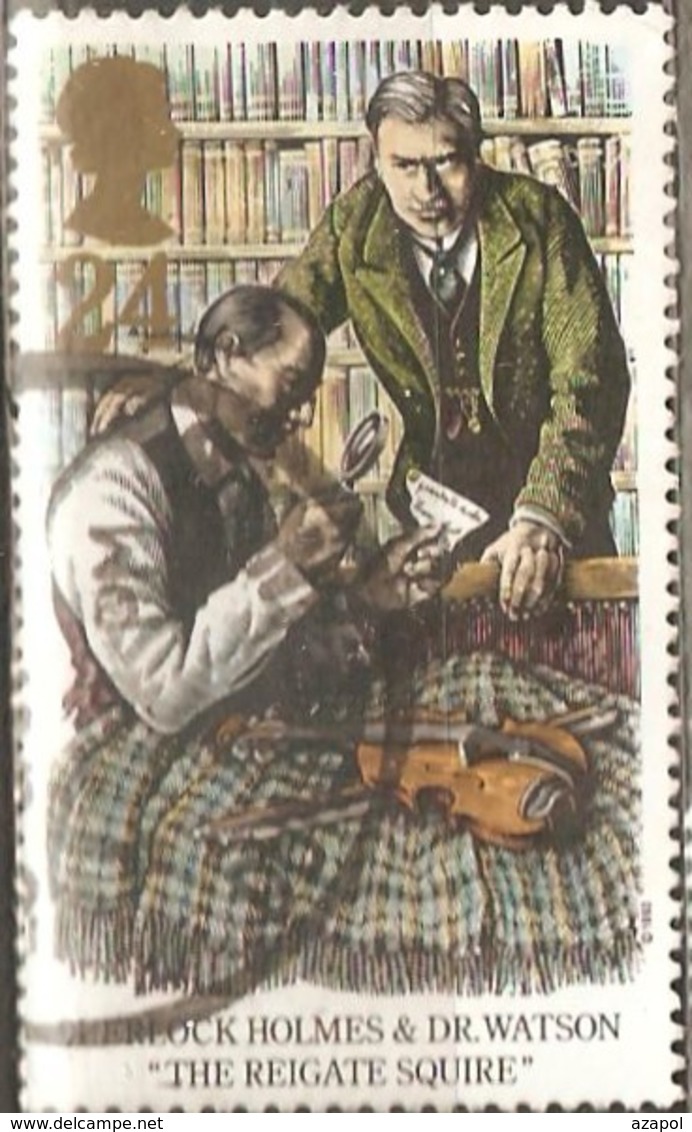 Great Britain: 1 Used Stamp From A Set, Sherlock Holmes, 1993, Mi#1468(2) - Oblitérés
