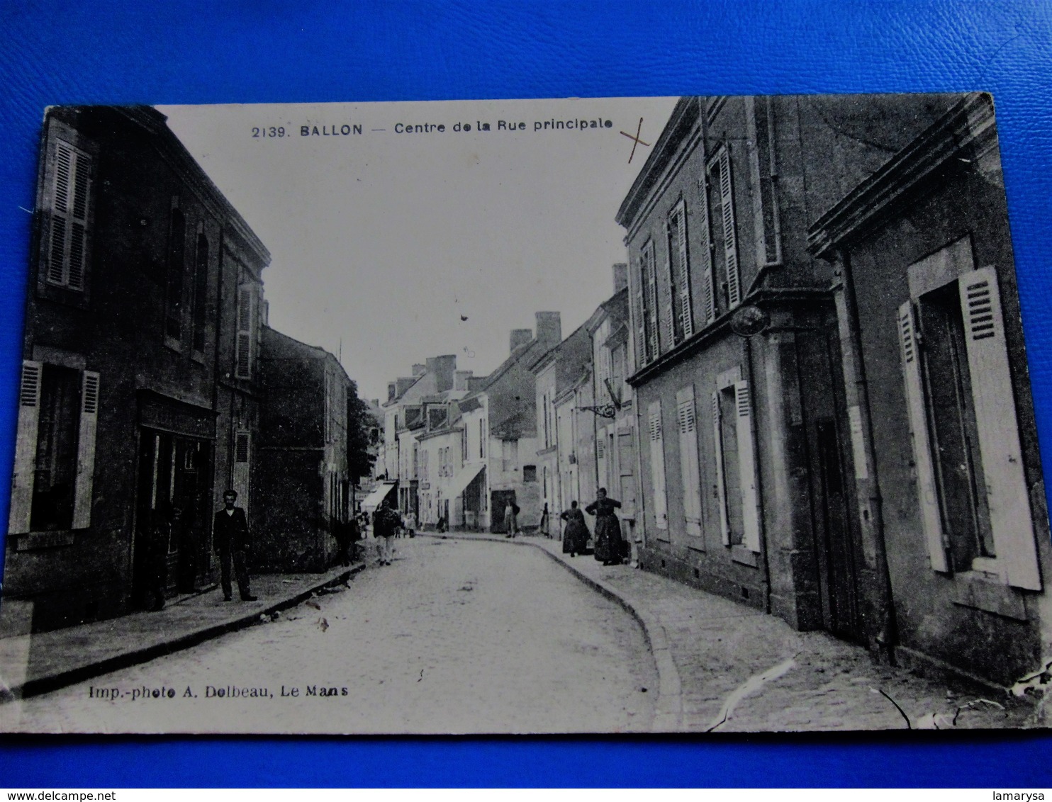 1925 Ballon ancienne commune Française,département de La Sarthe région Pays De La Loire Carte Postale-CPA-pr Luché-Prigé - Andere & Zonder Classificatie