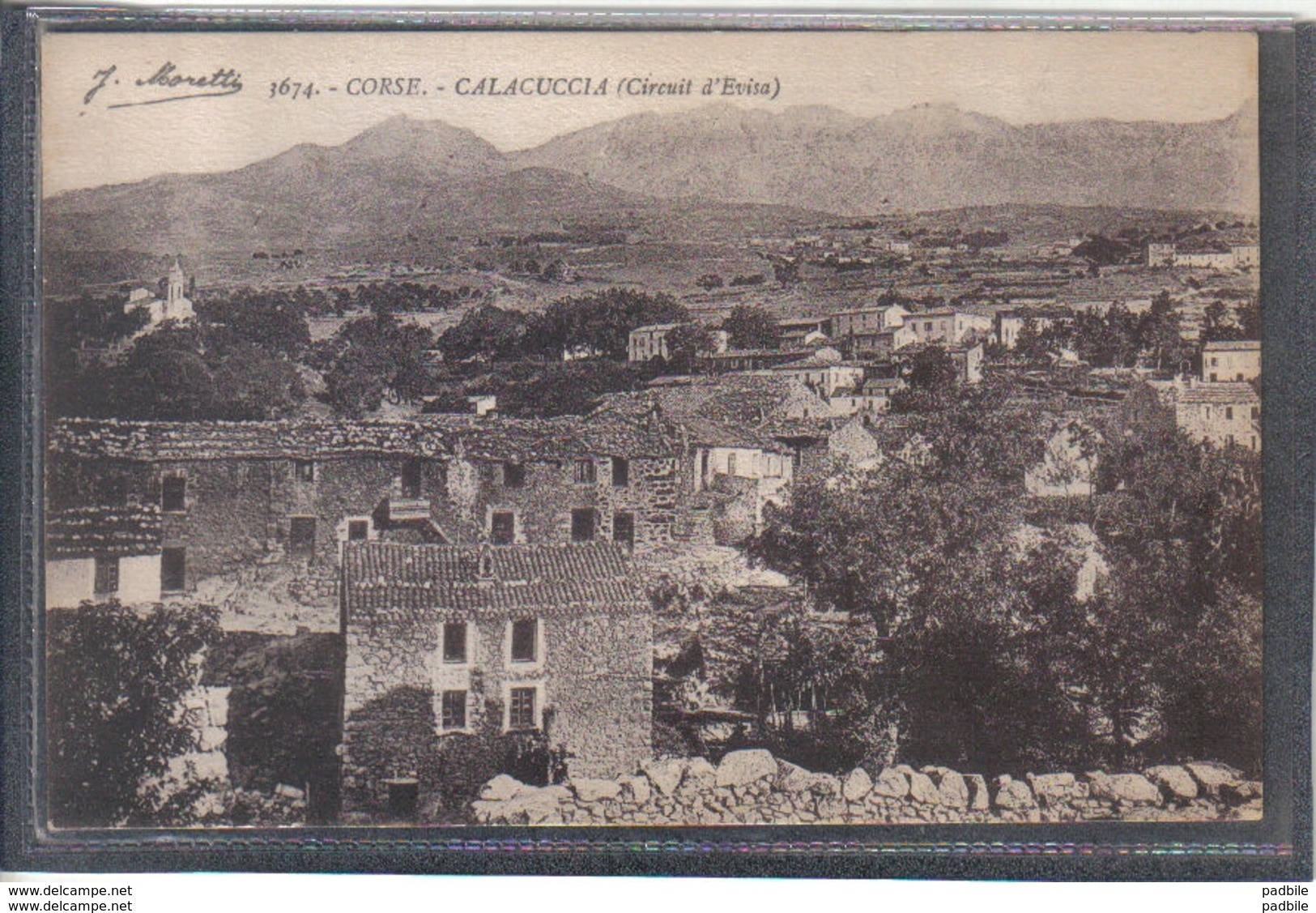 Carte Postale 20. Corse Calacuccia J. Morreti  Très Beau Plan - Other & Unclassified