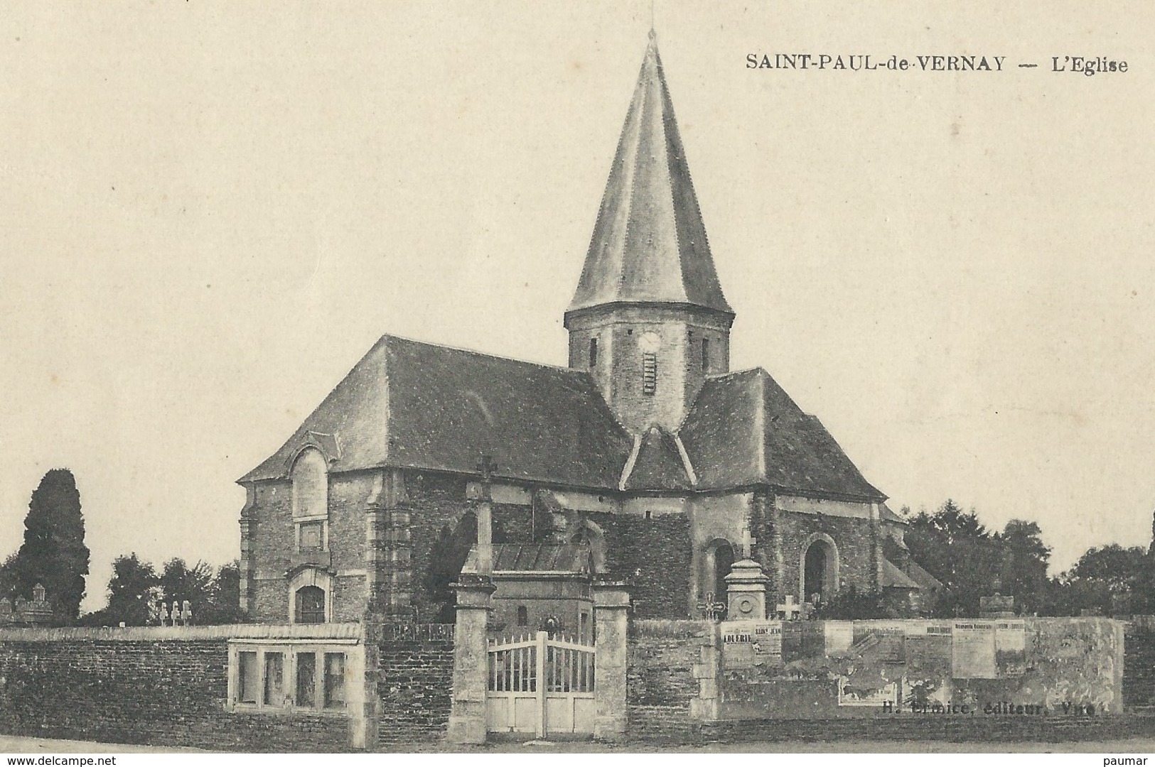 Saint Paul De Vernay   Eglise - Autres & Non Classés