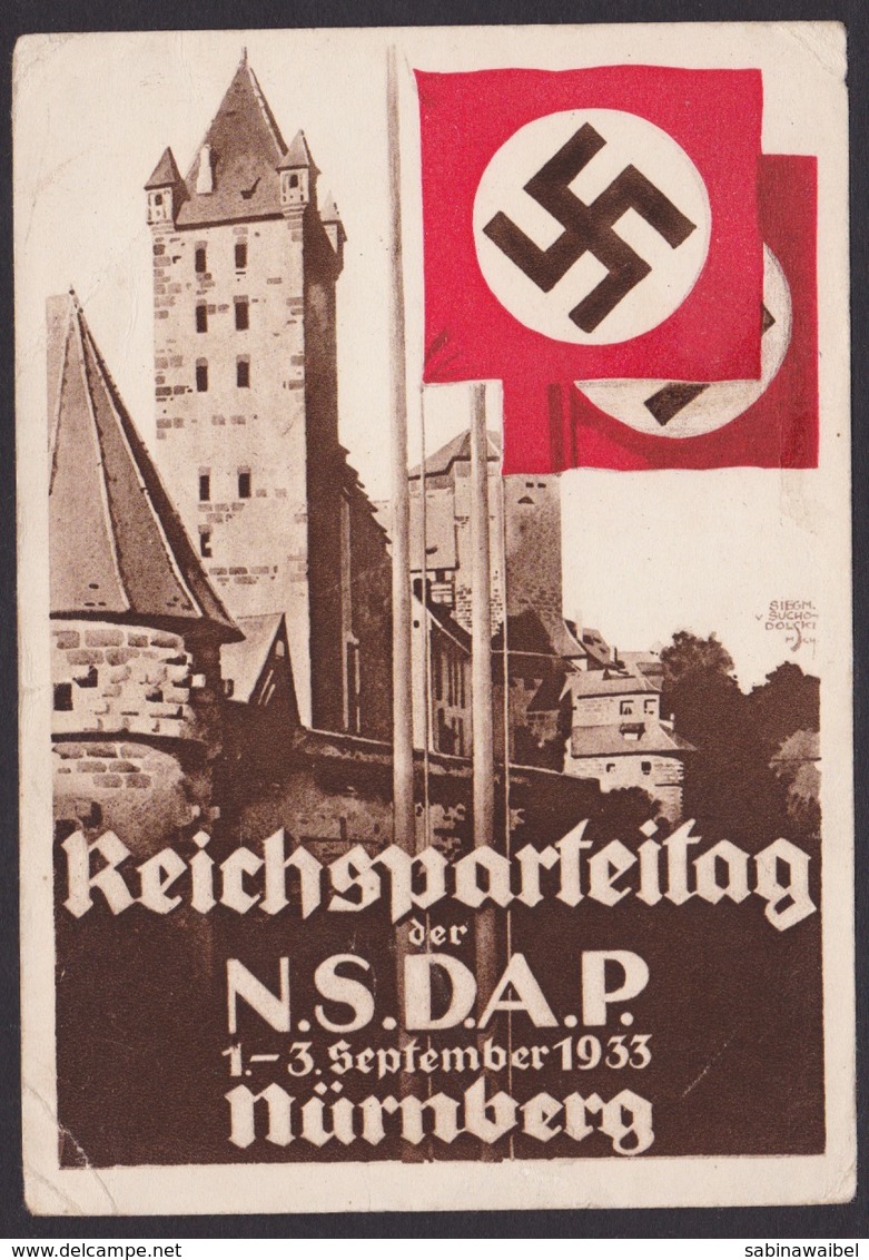 AK Propaganda / Reichsparteitag Der N.S.D.A.P. 1933 / Nürnberg / ZUSTAND !! - War 1939-45