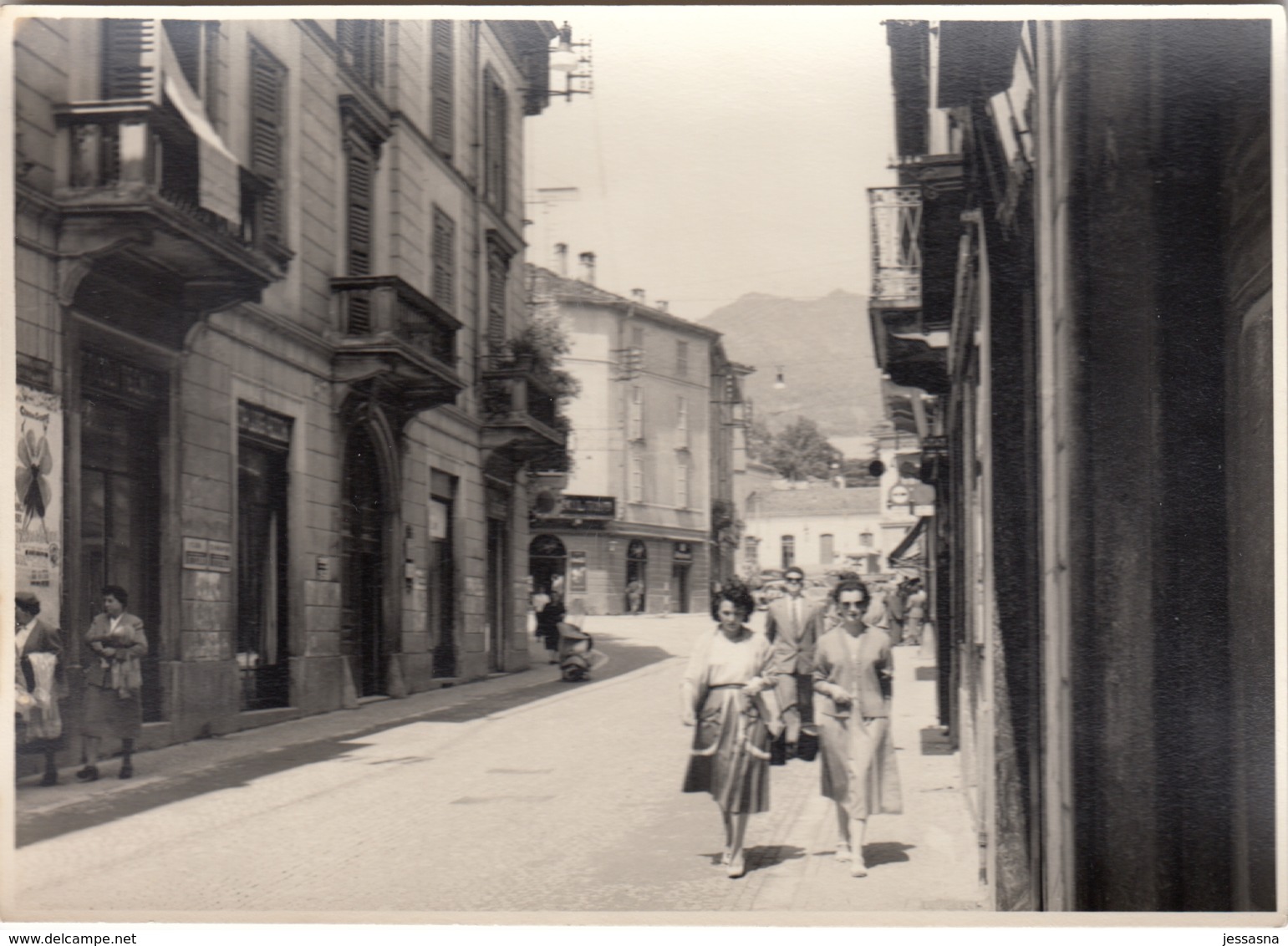 Original Foto - LECCO - Ortsansicht - Juli 1955 - Lecco