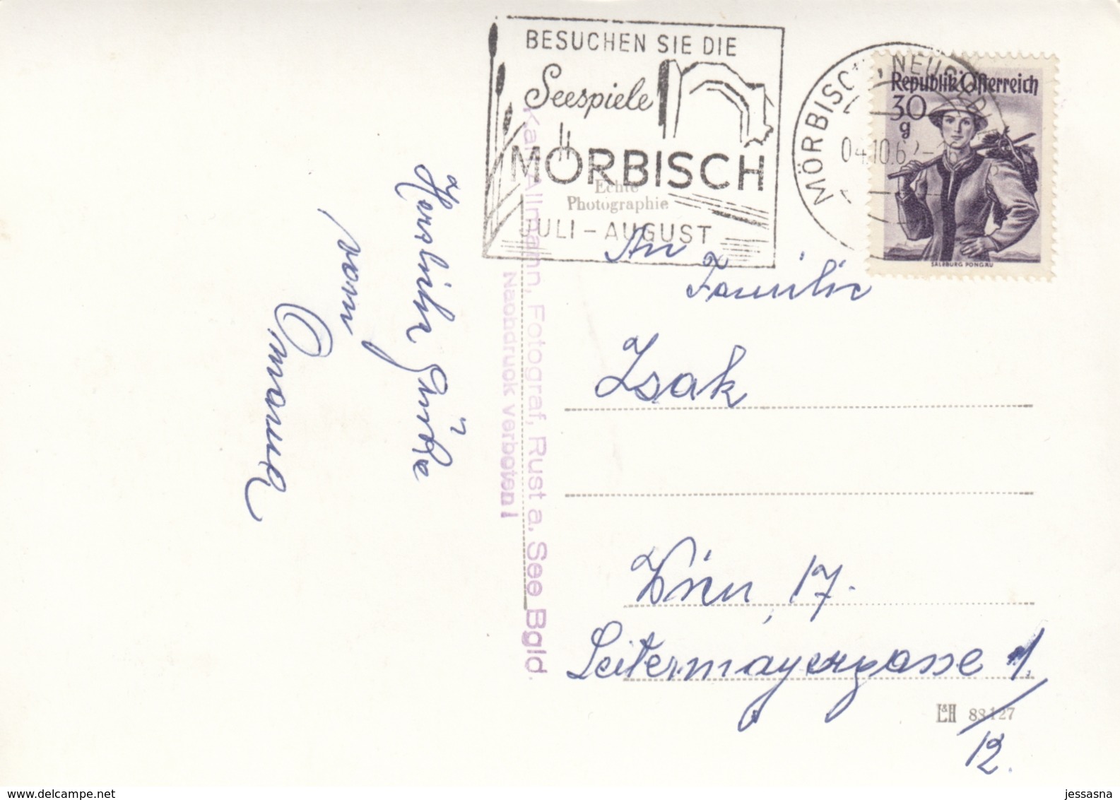 AK - Burgenland - Neusiedlersee - Mörbisch - Hotel Und Segelboote - 1960 - Neusiedlerseeorte