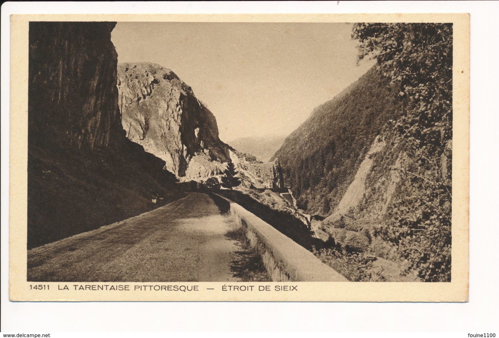 Carte De La Tarentaise Pittoresque étroit De Sieix - Otros & Sin Clasificación