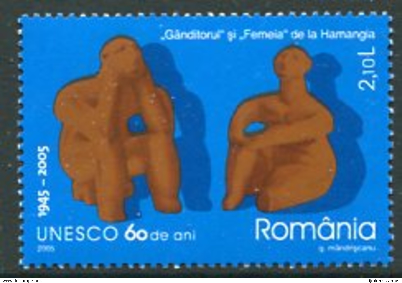 ROMANIA 2005 UNESCO 60th Anniversary MNH / **.  Michel 6005 - Nuovi