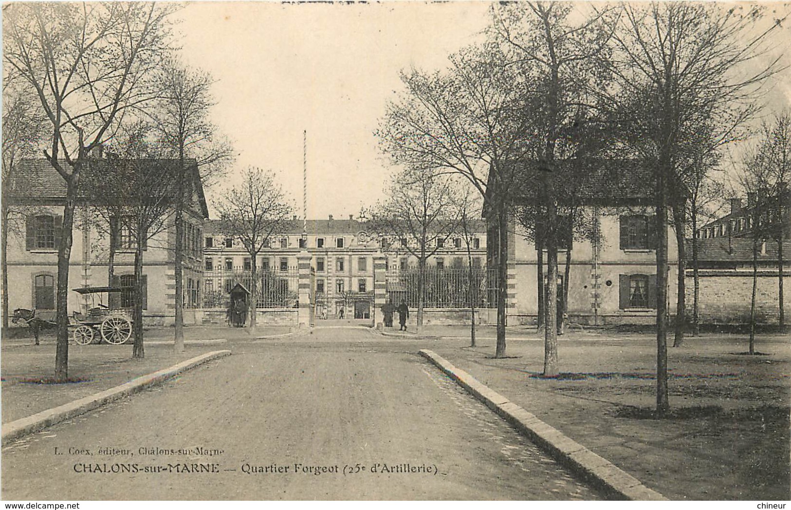 CHALONS SUR MARNE QUARTIER FORGEOT 25em D'ARTILLERIE - Châlons-sur-Marne