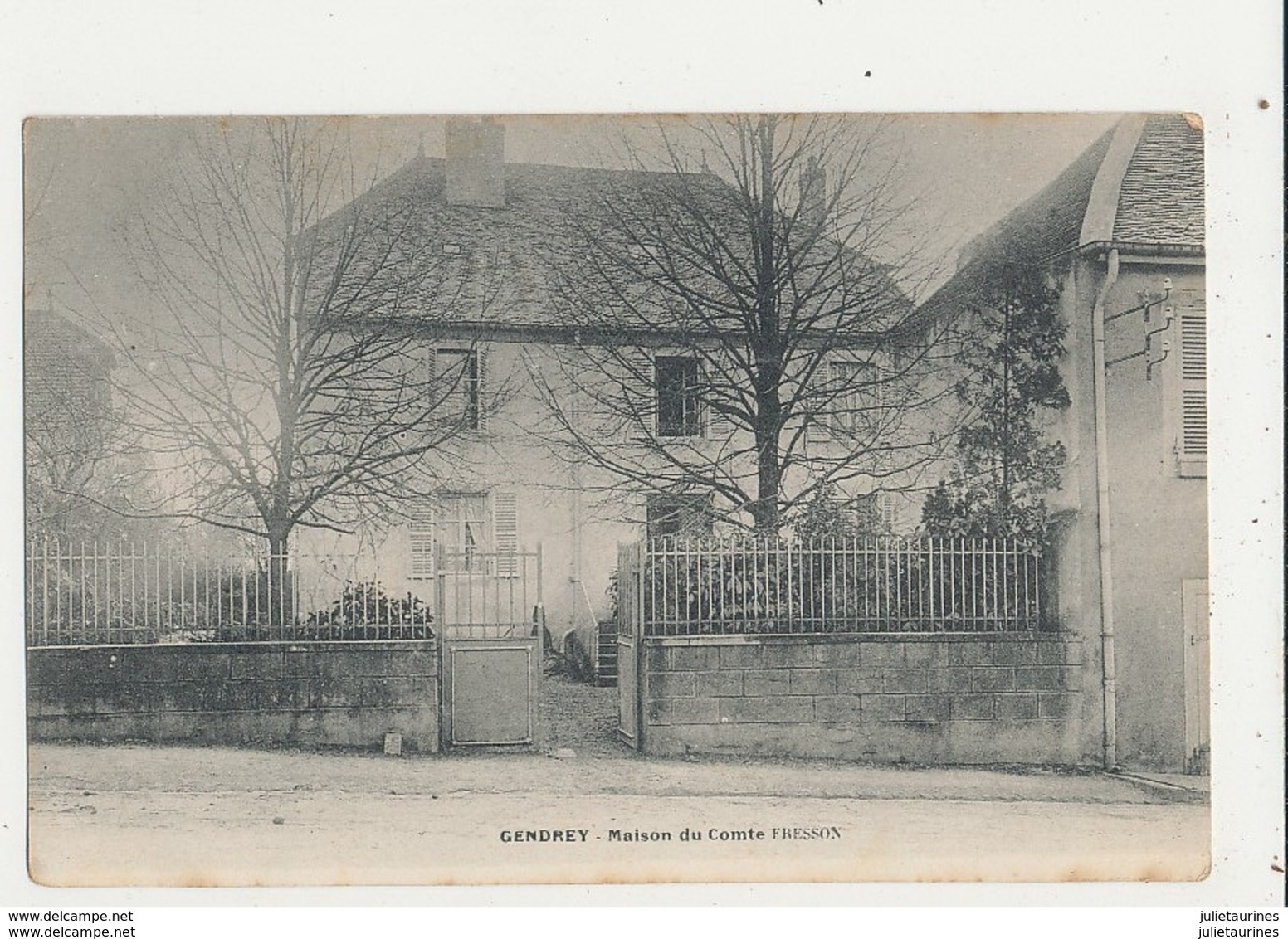 39 GENDREY MAISON DU COMTE FRESSON CPA BON ETAT - Gendrey