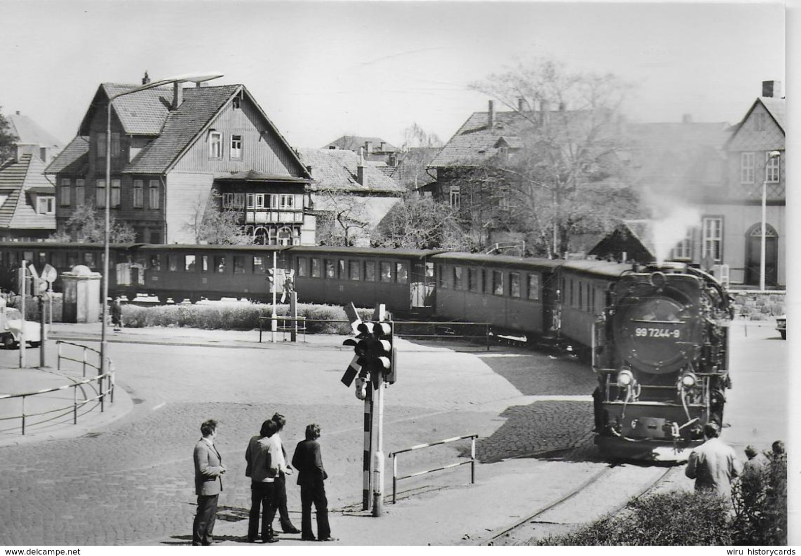 AK 0412  75 Jahre Harzquerbahn ( Jubiläumskarte Mit Sonderzug Von Nordhausen Nach Wernigerode )/ Ostalgie , DDR   1974 - Eisenbahnen