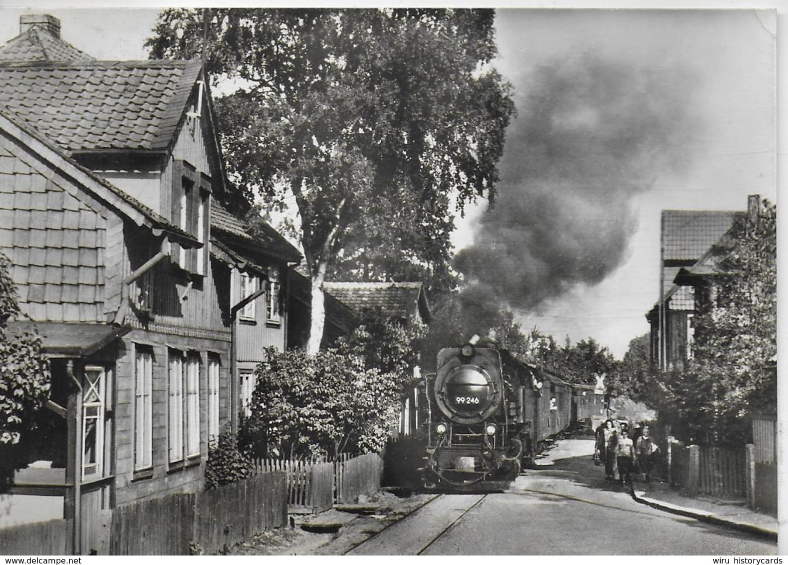 AK 0412  Wernigerode - Harzquerbahn / Ostalgie , DDR  1973 - Eisenbahnen