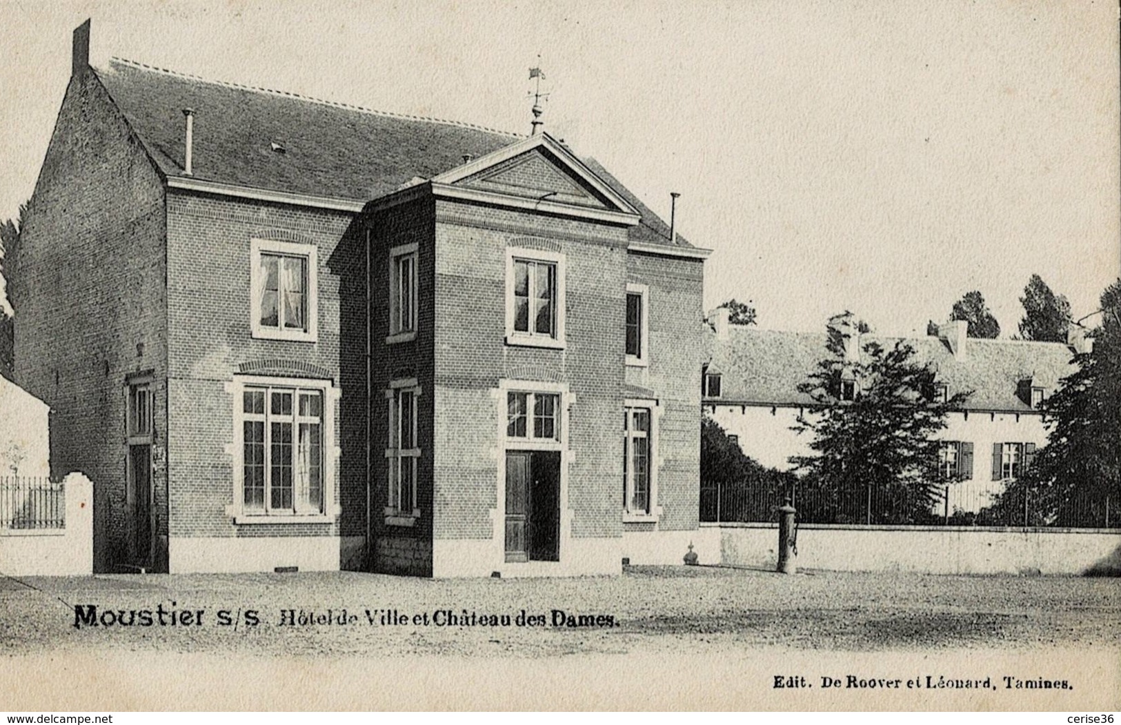 Moustier-sur-Sambre Hôtel De Ville Et Château Des Dames - Jemeppe-sur-Sambre