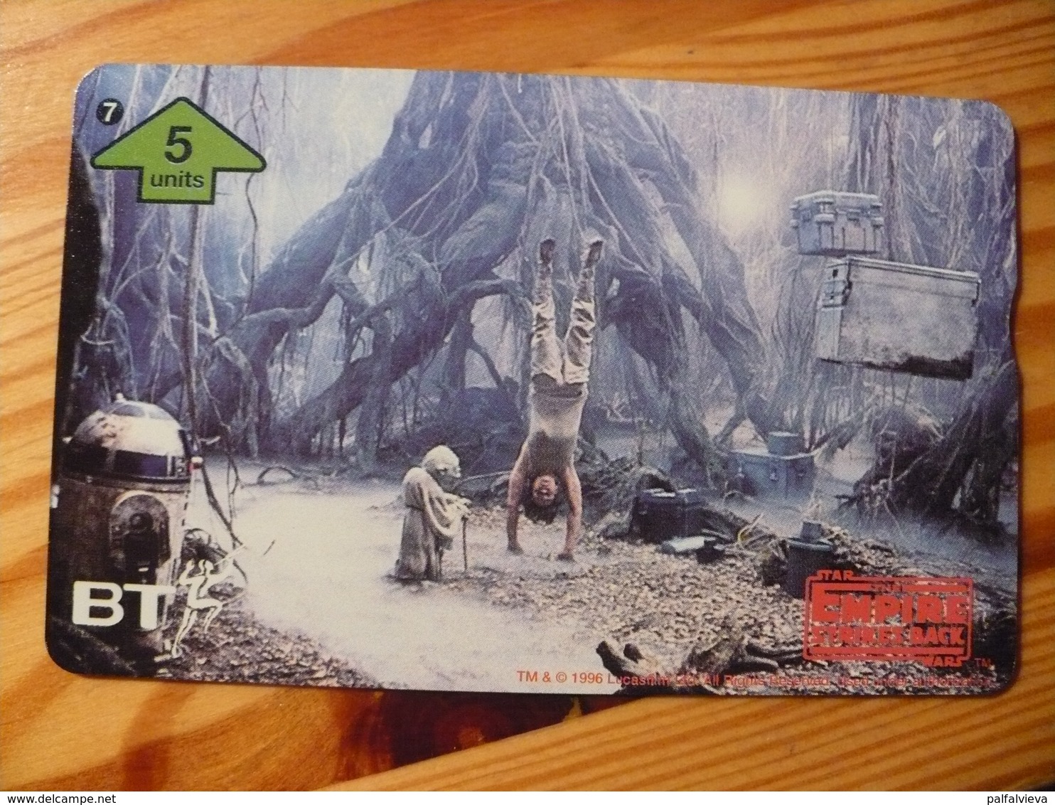 Phonecard United Kingdom, BT - Star Wars, The Empire Strikes Back 7. 1000 Ex. - BT Emissioni Pubblicitarie