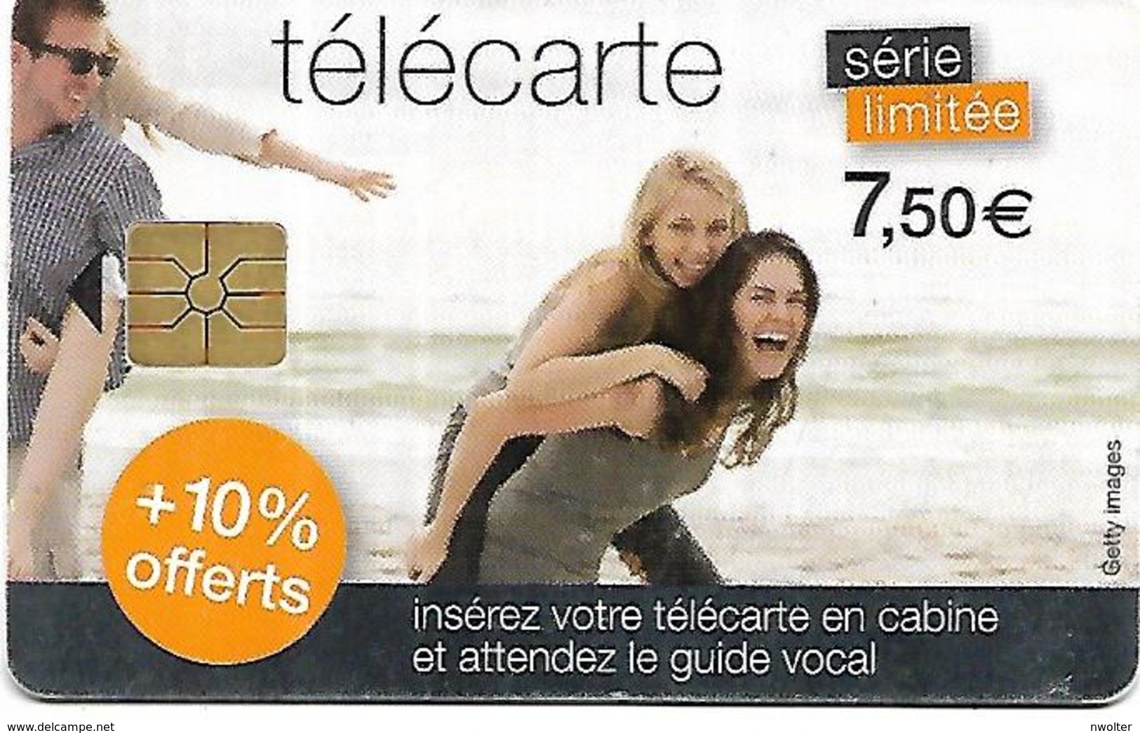 @+ Télécarte Orange 7,5€ - Gem1A - Val : 31-08-2013 - Ref : CC-FT10 - 2011
