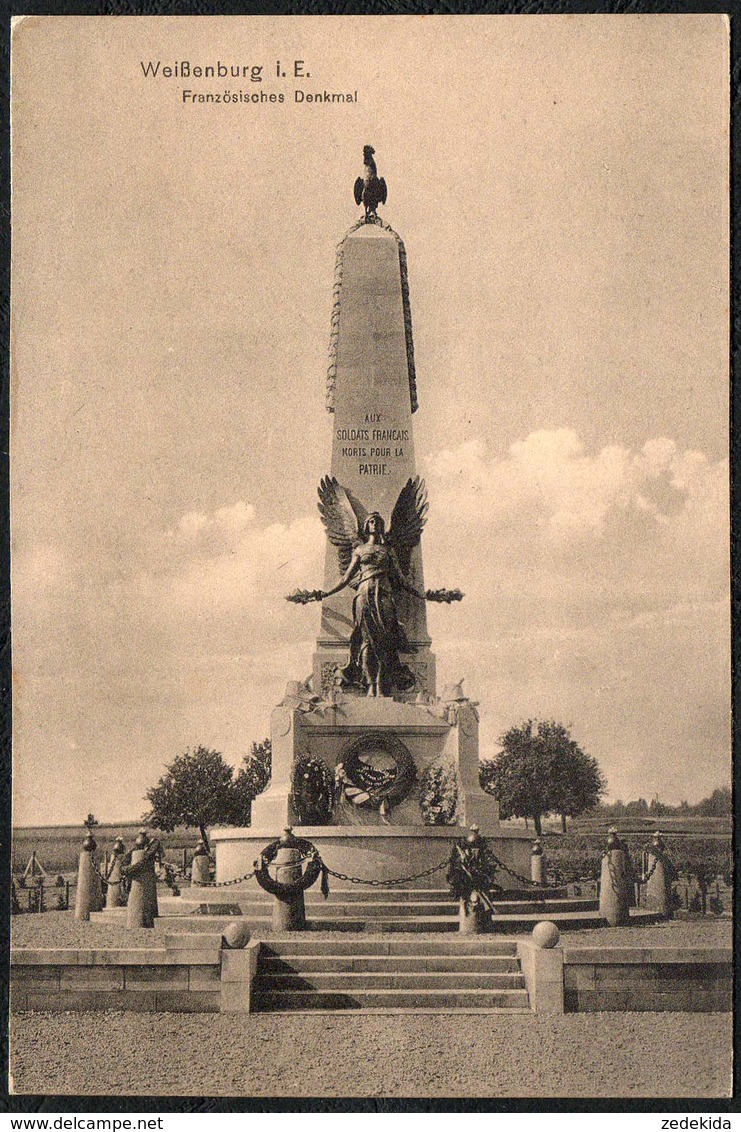 8964 - Weißenburg Im Elsaß - Denkmal Kriegerdenkmal ?? 1. WK WW - Verlag Karl Graf - Denkmäler