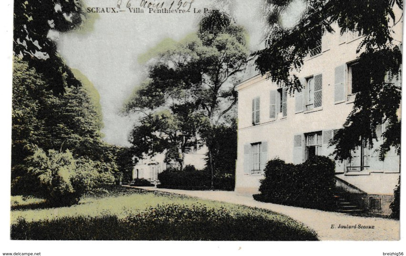 Hauts De Seine SCEAUX Villa Penthièvre Le Parc 1905 - Sceaux