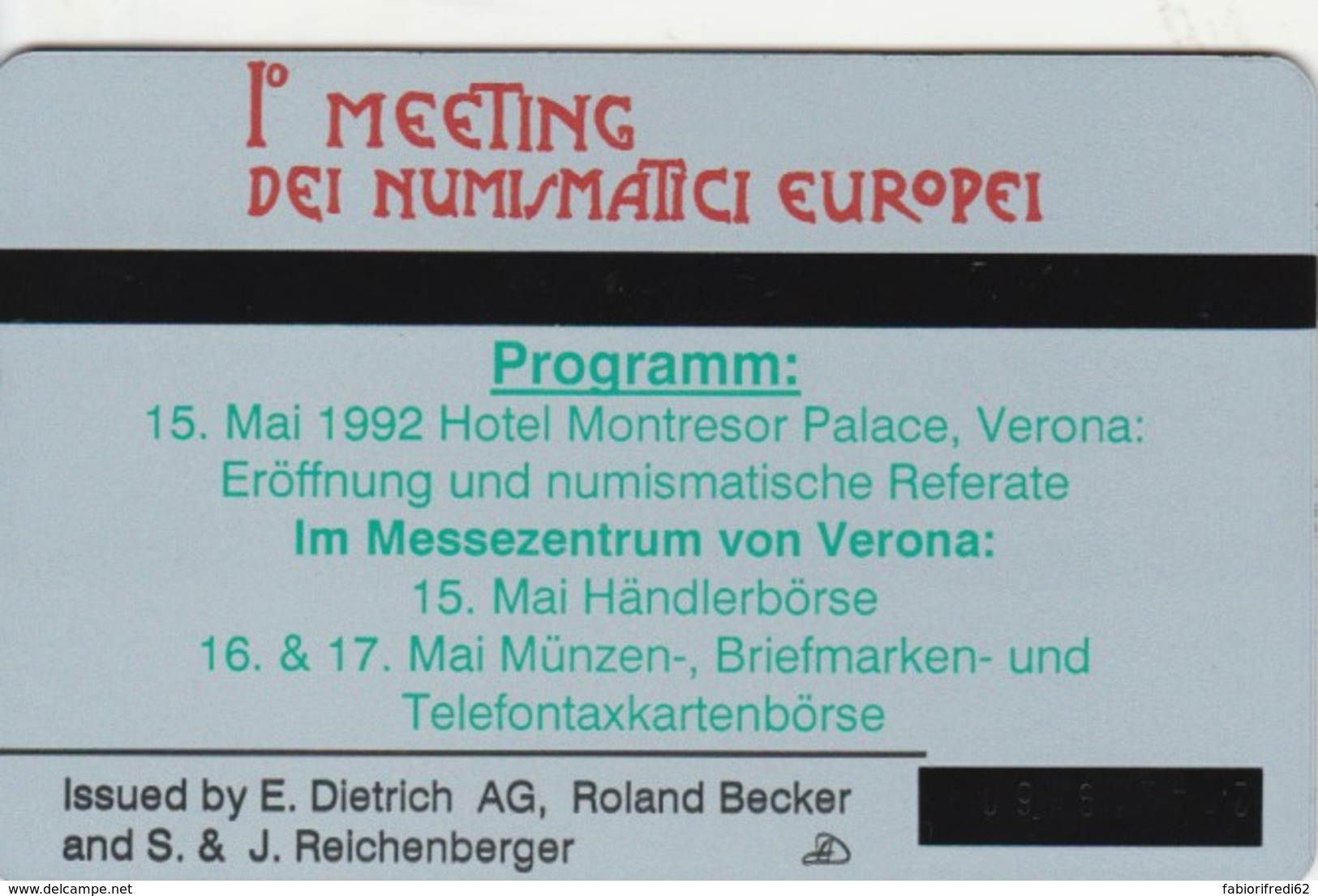 PHONE CARD- AUSTRIA VERONA 1992 (E57.12.7 - Oesterreich