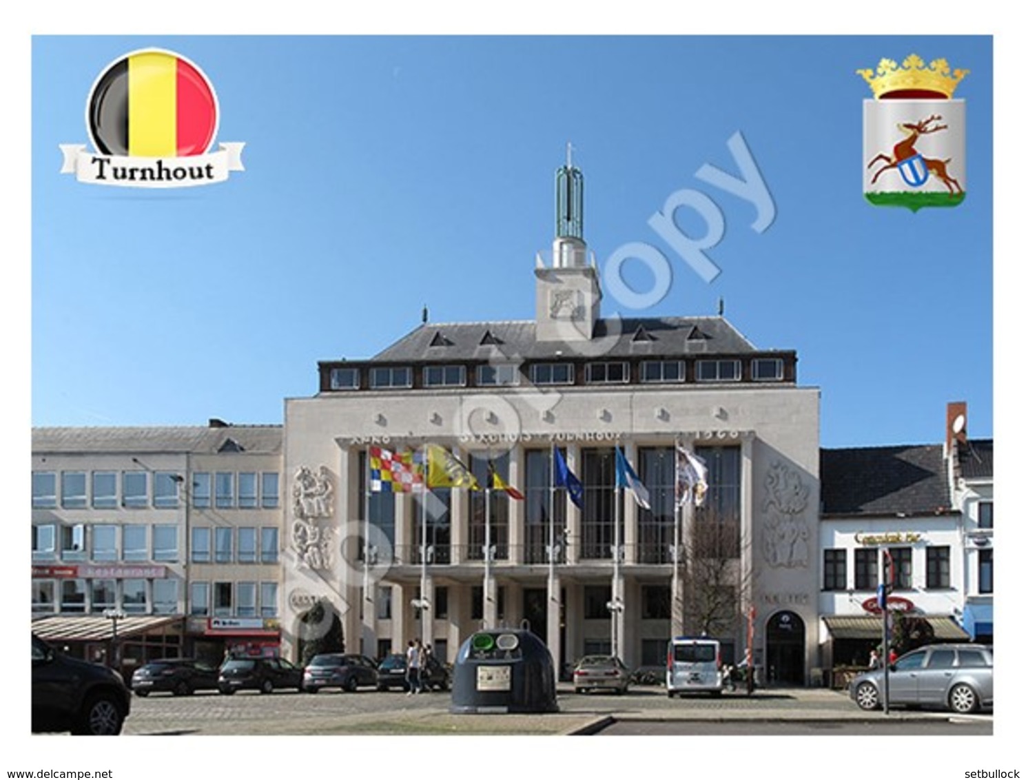 Turnhout | Belgium | Municipality | Postcard Modern Ukraine - Cartes Géographiques