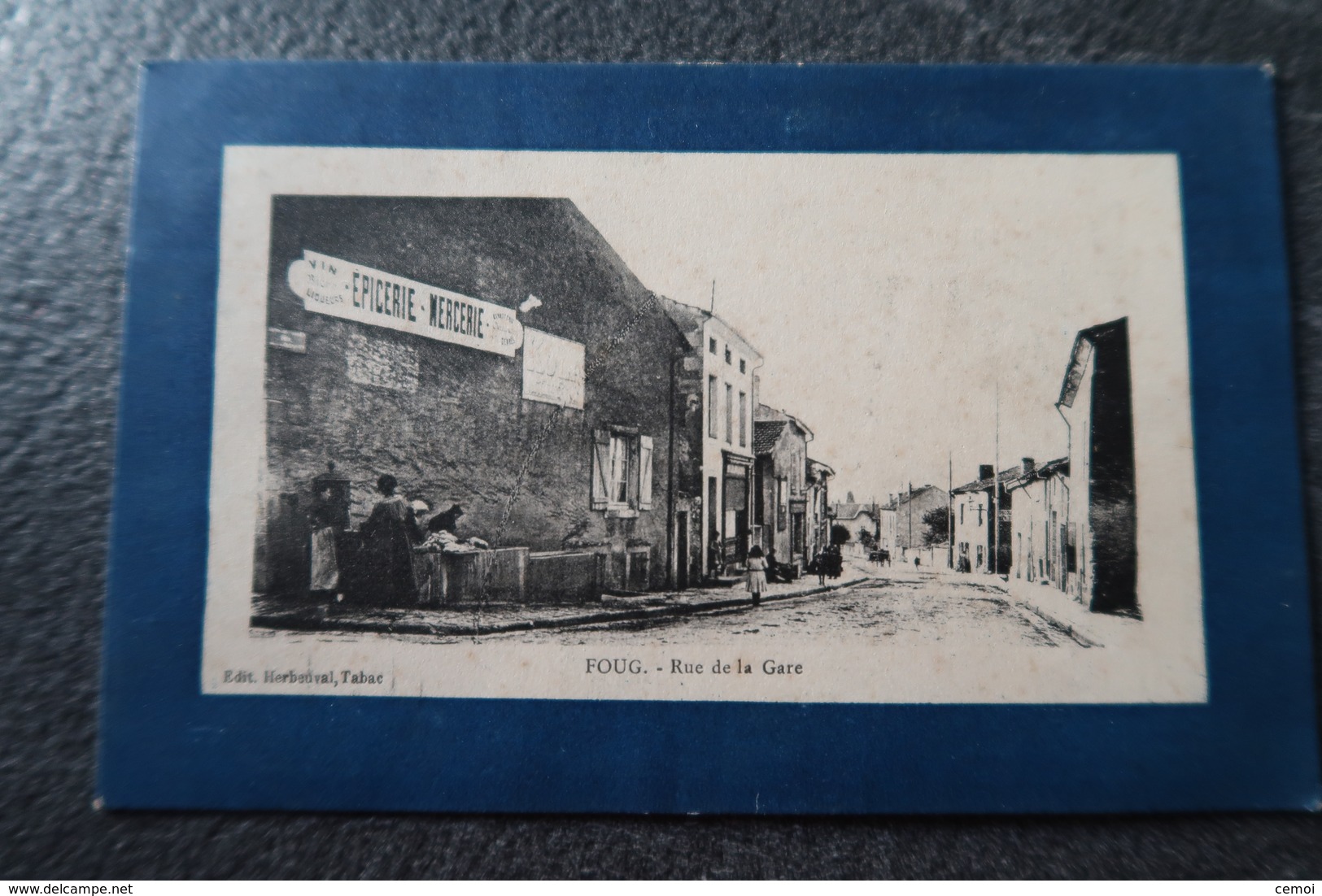 CPA Animée - FOUG (54) - Rue De La Gare - 1915 - Foug