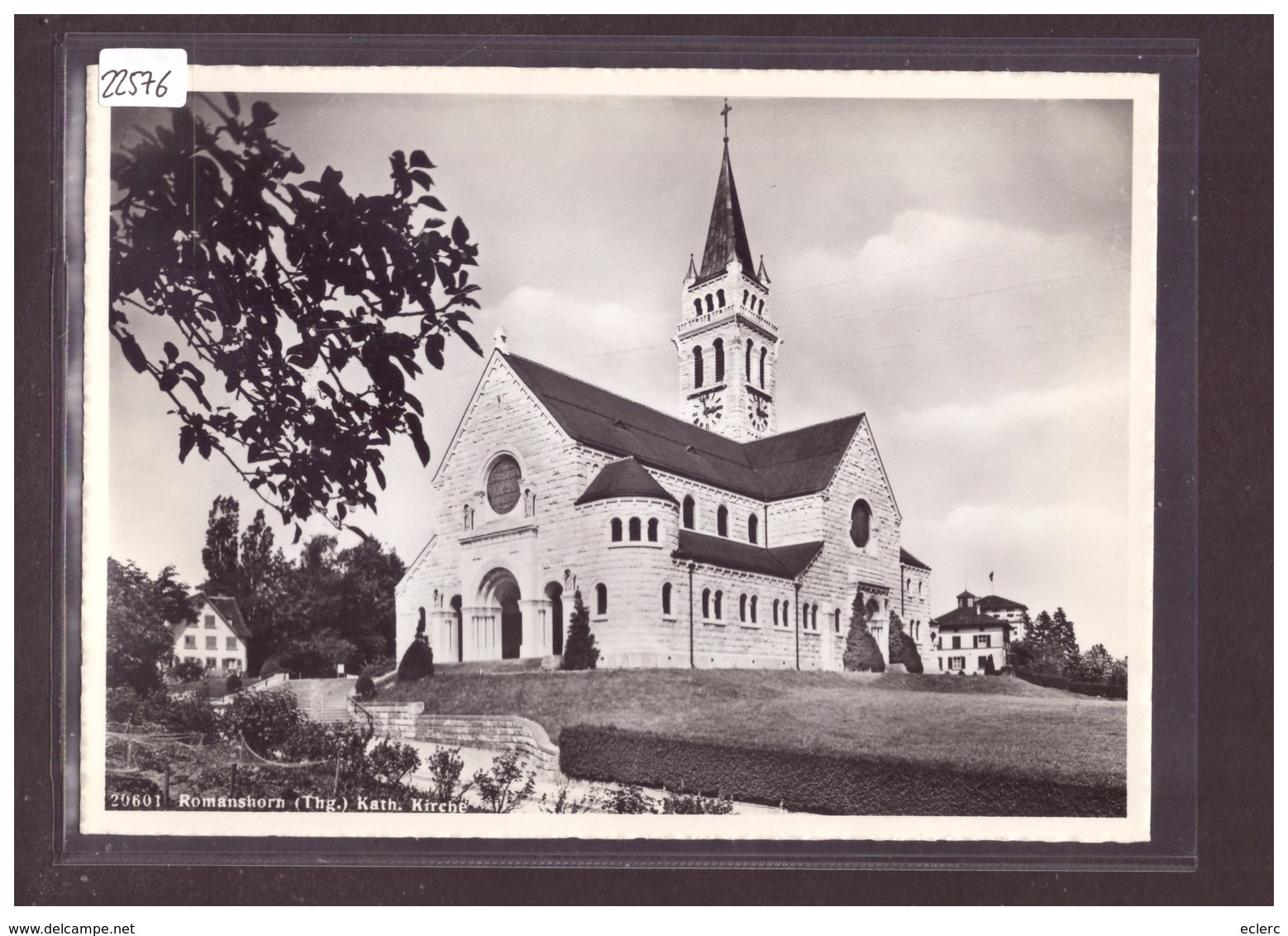 GRÖSSE 10x15cm - ROMANSHORN - KATH. KIRCHE  - TB - Romanshorn