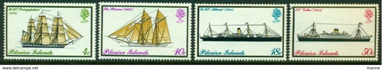 -Pitcairn Islands-1975-"Mail Boats" MNH (**) - Pitcairn Islands