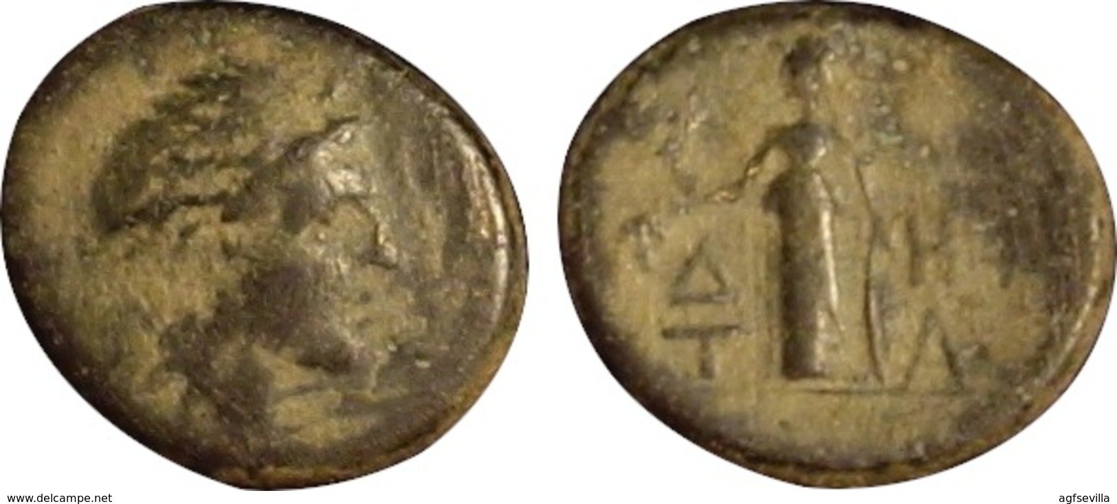 GRECIA ANTIGUA. AEOLIS. CIUDAD DE TEMNO. 120 Ac GREEK COIN - Griegas